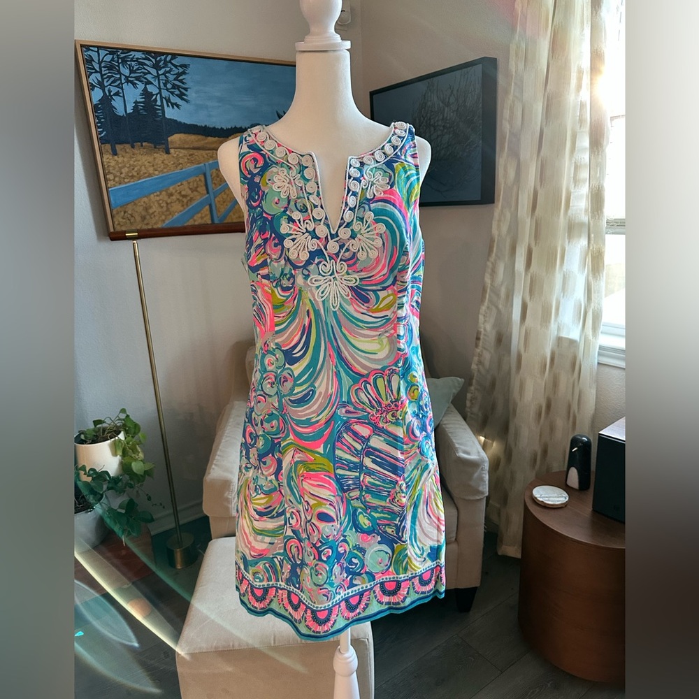 Lilly Pulitzer EUC Gabby Shift “Guilty Pleasure” Size 10